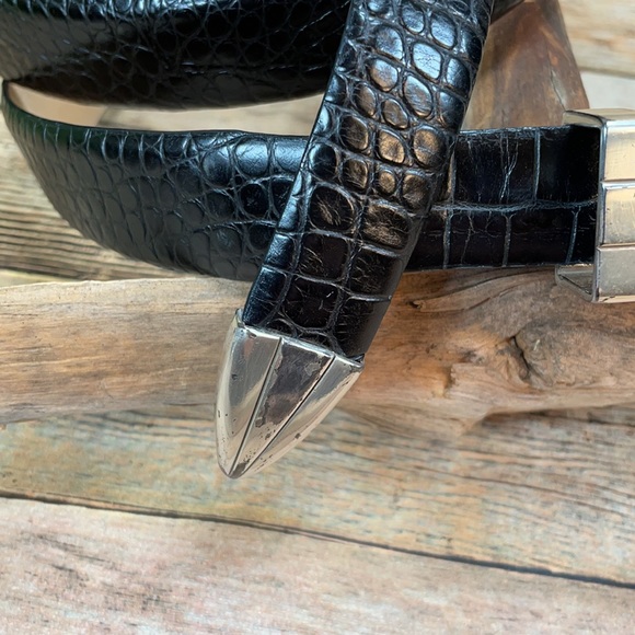 Leather Belt with removable Buckle Size 40 - Picture 3 of 10